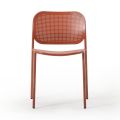 Krzesło ogrodowe z malowanego metalu Made in Italy 2 sztuki - Synergy