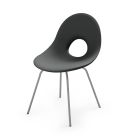 Krzesło ogrodowe z podstawy z polietylenu i aluminium Made in Italy - Ashley Viadurini