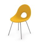 Krzesło ogrodowe z podstawy z polietylenu i aluminium Made in Italy - Ashley Viadurini