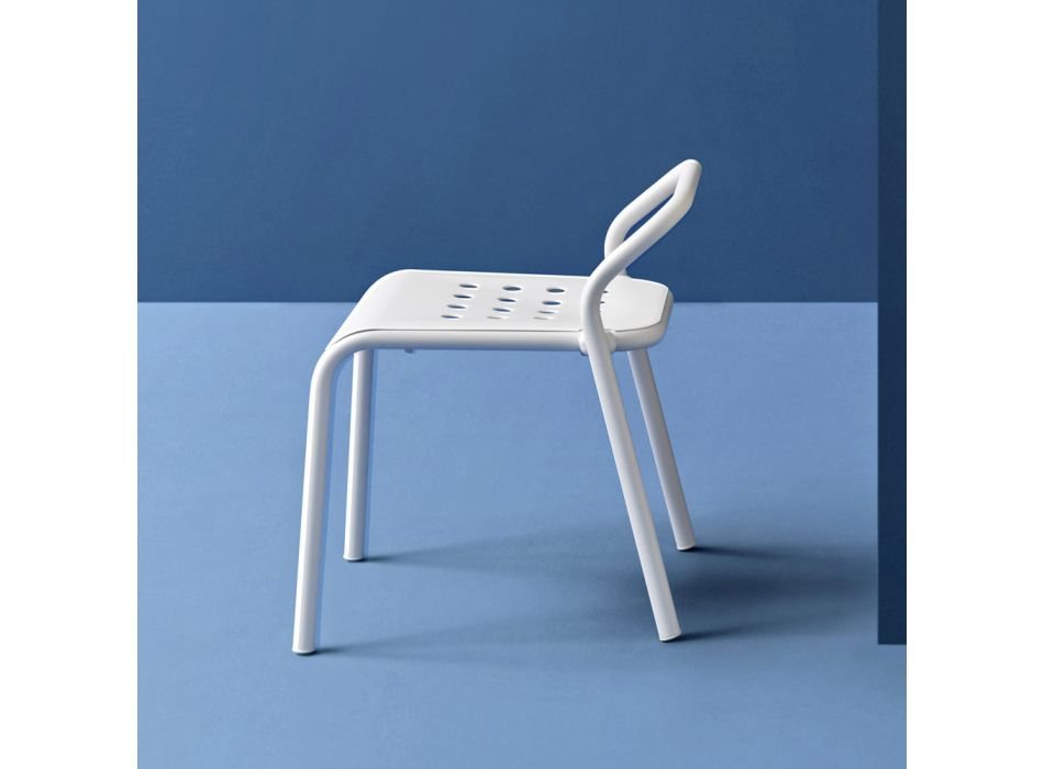 Aluminiowa konstrukcja krzesła ogrodowego Made in Italy - Noss by Varaschin Viadurini