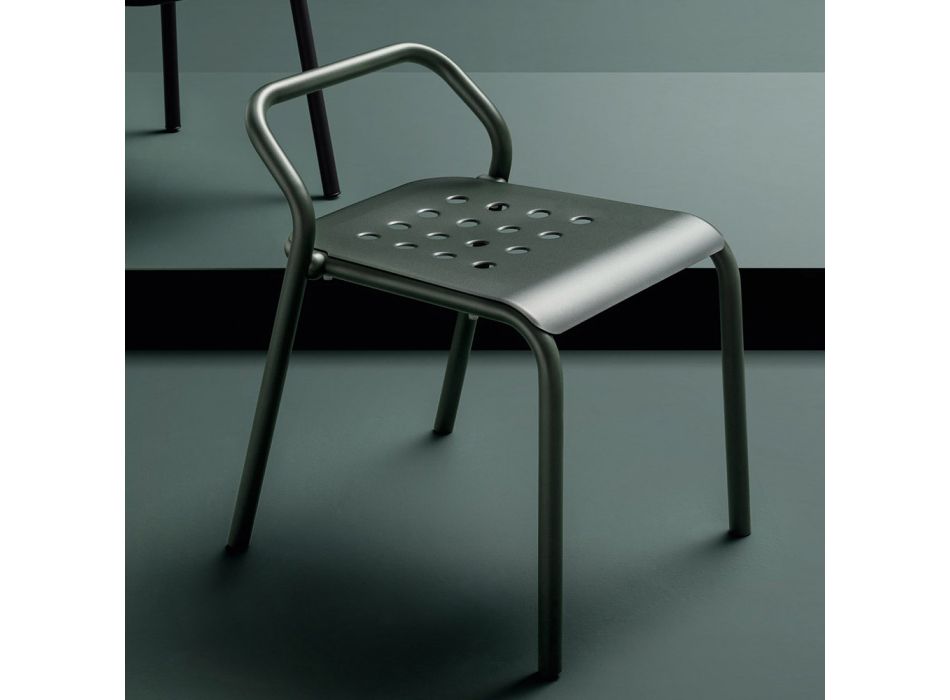 Aluminiowa konstrukcja krzesła ogrodowego Made in Italy - Noss by Varaschin