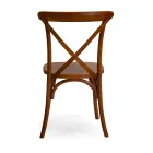 Sztaplowane krzesło wewnętrzne z drewna wiązu - Barriera Viadurini