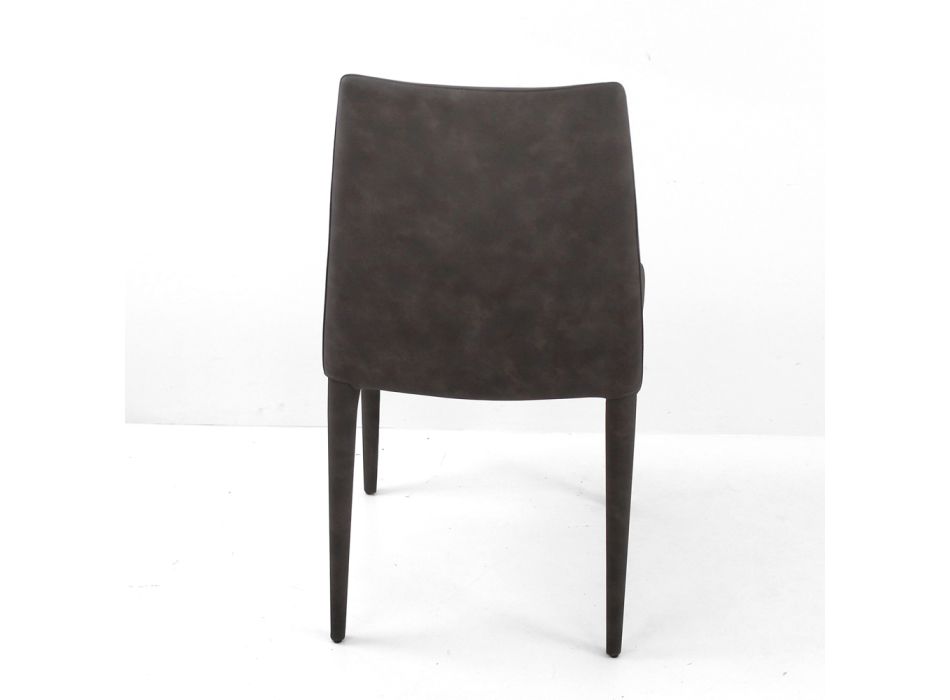 Krzesło wewnętrzne w pełni tapicerowane Made in Italy - Meyer Viadurini