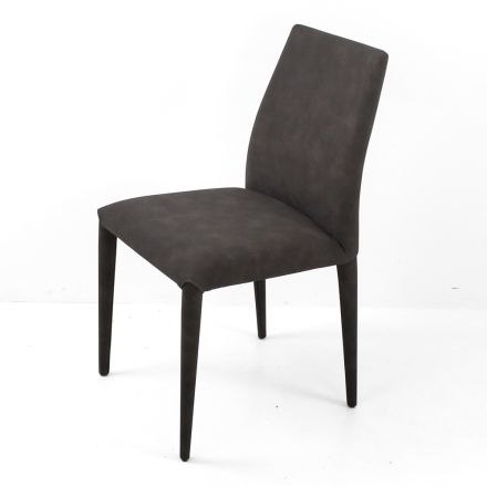 Krzesło wewnętrzne w pełni tapicerowane Made in Italy - Meyer Viadurini