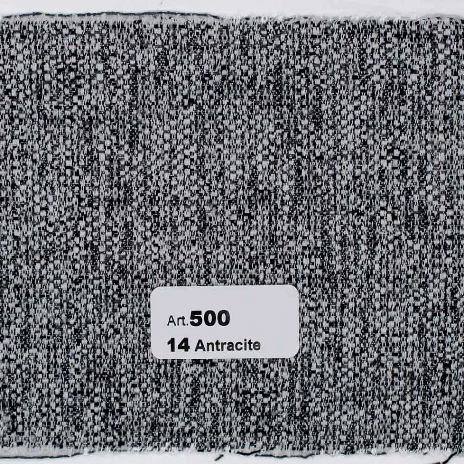 Krzesło do jadalni w pełni tapicerowane tkaniną Made in Italy - Roslin Viadurini