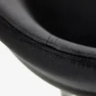 Krzesło do jadalni z aksamitnym siedziskiem i oparciem Made in Italy - Livorno Viadurini