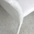 Metalowe krzesło do jadalni pokryte kolorowym Econabuk, 4 sztuki - Anita Viadurini