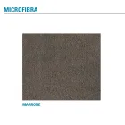 Metalowe krzesło do jadalni pokryte mikrofibrą Made in Italy - Suzanne Viadurini