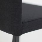 Krzesło do jadalni z wysokim oparciem Made in Italy - Orietta Viadurini