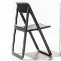 Składane krzesło do jadalni z kolorowego polipropylenu, 4 sztuki - Eliana