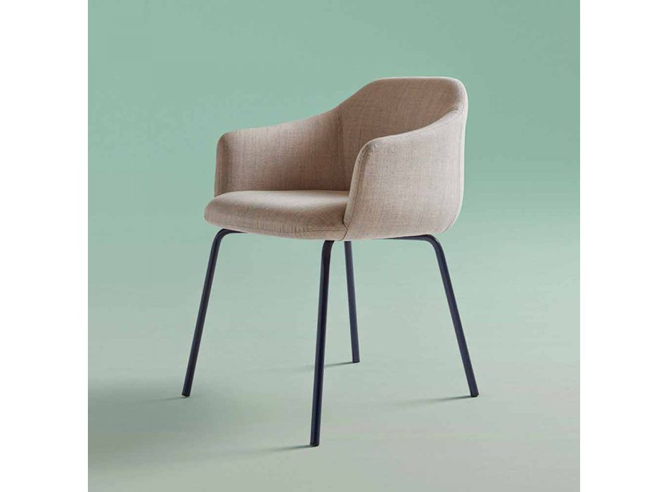 Nowoczesne krzesło do jadalni Made in Italy - Cloe Viadurini