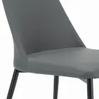 Krzesło do salonu ze stalowymi lub drewnianymi nogami Made in Italy - Florencja Viadurini