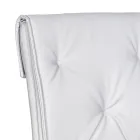 Krzesło do salonu ze strukturą i siedziskiem ze sztucznej skóry Wyprodukowano we Włoszech - Grogu Viadurini