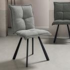 Krzesło do salonu z 4-częściową malowaną metalową konstrukcją - Ortensy Viadurini