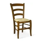 Krzesło do salonu o strukturze dębu Made in Italy - marka Viadurini