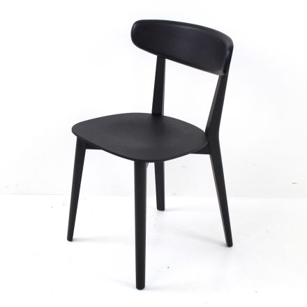 Krzesło do salonu z drewna jesionowego Made in Italy - Eryn Viadurini