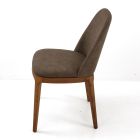 Krzesło do salonu z bejcowanego drewna jesionowego Wyprodukowano we Włoszech - Lyanne Viadurini