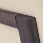 Krzesło do salonu ze skóry w kolorze lodu Wyprodukowano we Włoszech - Betsy Viadurini