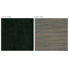 Krzesło do salonu z tkaniny i litego drewna bukowego Made in Italy - Rein Viadurini