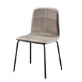 Krzesło do salonu z kolorowego aksamitu, nowoczesny i elegancki design - Bizet