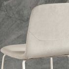 Nowoczesne krzesło do salonu z tkaniny i metalu, wyprodukowane we Włoszech, w Egipcie Viadurini