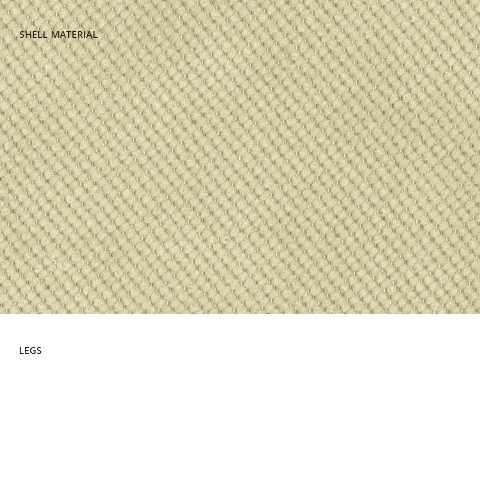 Nowoczesne krzesło do salonu z tkaniny i metalu, wyprodukowane we Włoszech, w Egipcie Viadurini