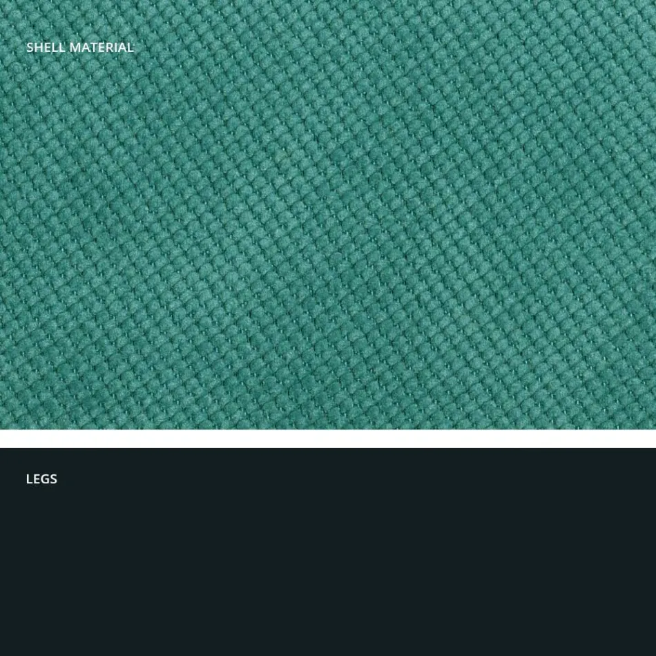 Nowoczesne krzesło do salonu z tkaniny i metalu, wyprodukowane we Włoszech, w Egipcie Viadurini