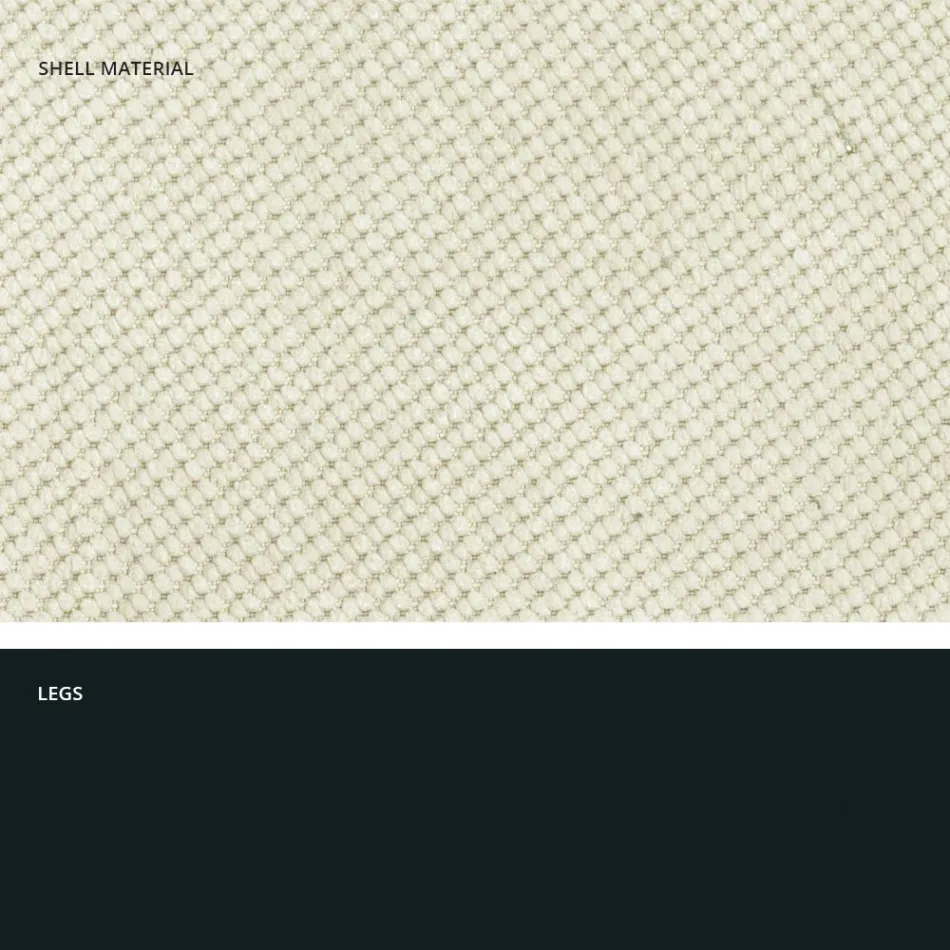 Nowoczesne krzesło do salonu z tkaniny i metalu, wyprodukowane we Włoszech, w Egipcie Viadurini