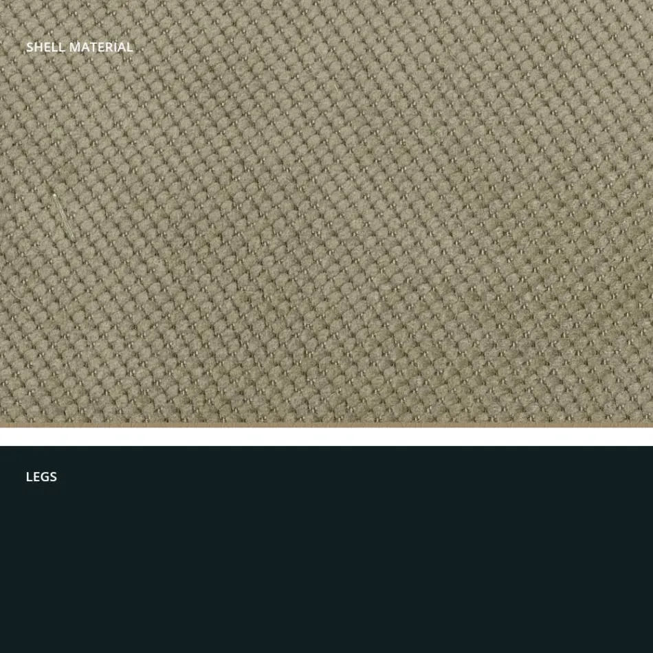 Nowoczesne krzesło do salonu z tkaniny i metalu, wyprodukowane we Włoszech, w Egipcie Viadurini