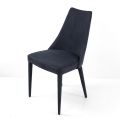 Krzesło do salonu tapicerowane tkaniną Teknofibra Made in Italy - Stinco