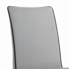 Krzesło do salonu Tapicerowane i lakierowane nogi Made in Italy - Catania Viadurini