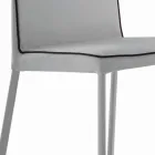 Krzesło do salonu Tapicerowane i lakierowane nogi Made in Italy - Catania Viadurini