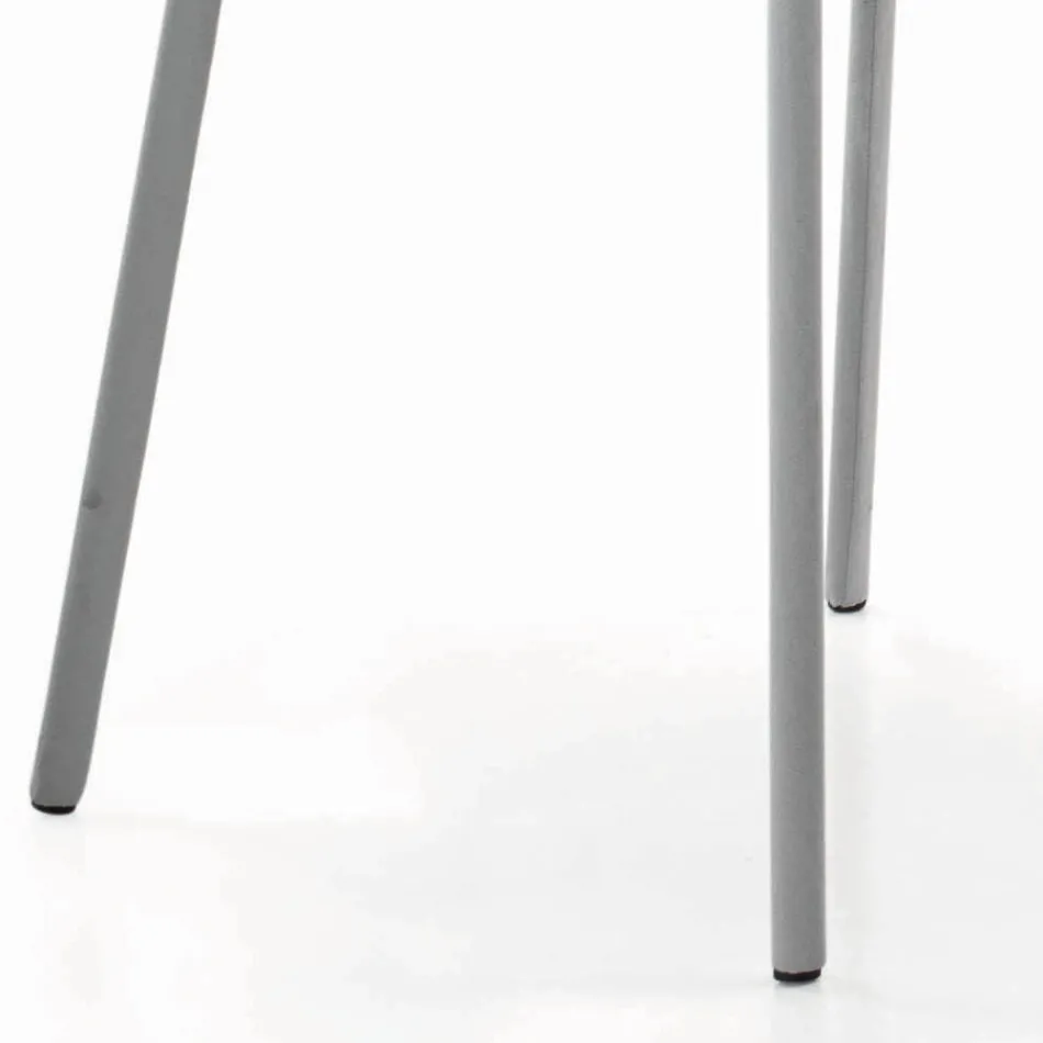 Krzesło do salonu Tapicerowane i lakierowane nogi Made in Italy - Catania Viadurini