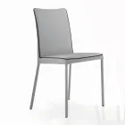 Krzesło do salonu Tapicerowane i lakierowane nogi Made in Italy - Catania Viadurini