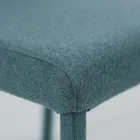 Krzesło do salonu pokryte tkaniną Made in Italy - Roslin Viadurini