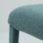 Krzesło do salonu pokryte tkaniną Made in Italy - Roslin Viadurini