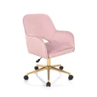 Krzesło biurowe z metalową podstawą i siedziskiem z tkaniny - Anguilla Viadurini