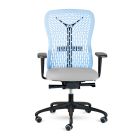Ergonomiczne i obrotowe krzesło biurowe z podłokietnikami Made in Italy - Fulvio Viadurini