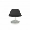 Krzesło biurowe design z okrągłą podstawą Llounge by Luxy