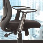 Krzesło biurowe i półkierunkowe w kolorze czarnym Tecnoete - Gerlanda Viadurini
