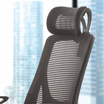 Krzesło biurowe i półkierunkowe w kolorze czarnym Tecnoete - Gerlanda