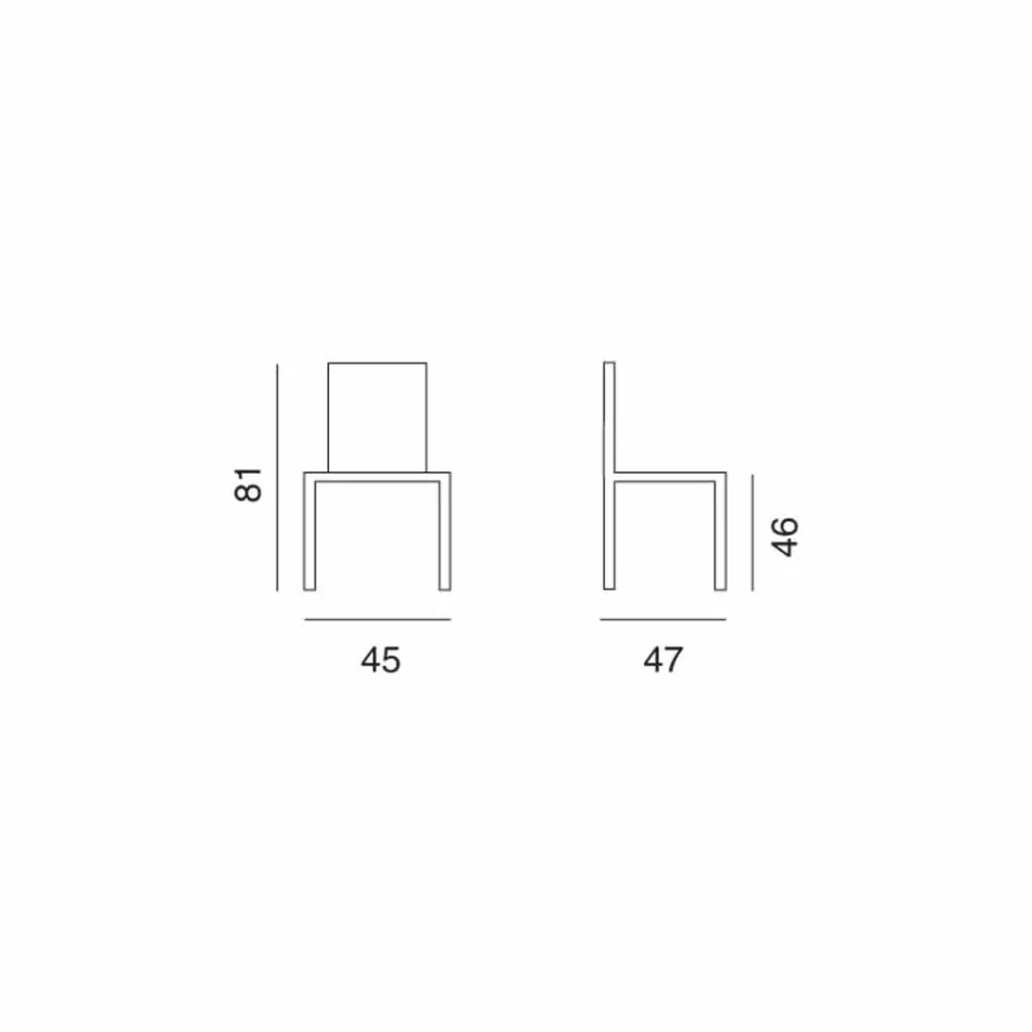Krzesło o klasycznym designie Monroe Viadurini