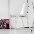 Krzesło o nowoczesnym designie, całkowicie z poliwęglanu - Gilda Viadurini