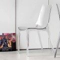 Krzesło o nowoczesnym designie, całkowicie z poliwęglanu - Gilda