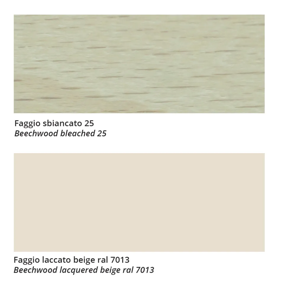 Wysokiej jakości krzesło z drewna bukowego i skóry Made in Italy, 2 sztuki - Nora Viadurini