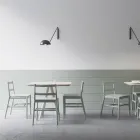 Wysokiej jakości krzesło z litego drewna bukowego wyprodukowanego we Włoszech, 2 sztuki - Nora Viadurini