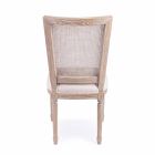 Klasyczne krzesło z drewnianą konstrukcją 2 sztuki Homemotion - Murea Viadurini