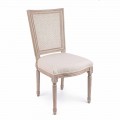 Klasyczne krzesło z drewnianą konstrukcją 2 sztuki Homemotion - Murea