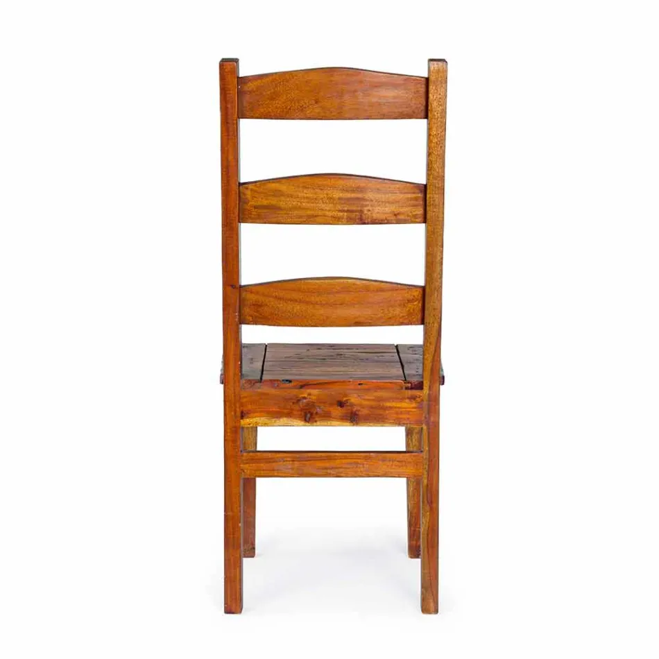 Klasyczne krzesło z litego drewna akacjowego Homemotion - Moritz Viadurini