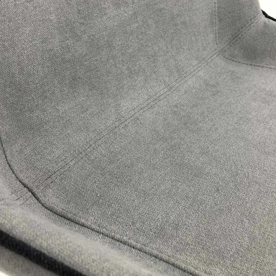 Designerskie krzesło z tkaniny z kwadratowymi nogami wyprodukowane we Włoszech, 4 sztuki - Oriella Viadurini